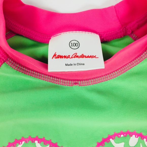 Hanna Andersson Size 100cm US Size 4 Rashguard - Picture 3 of 7